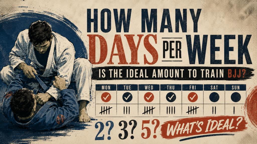 What is the ideal number of days per week to train bjj